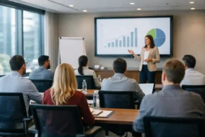 Espaço para treinamento corporativo ideal